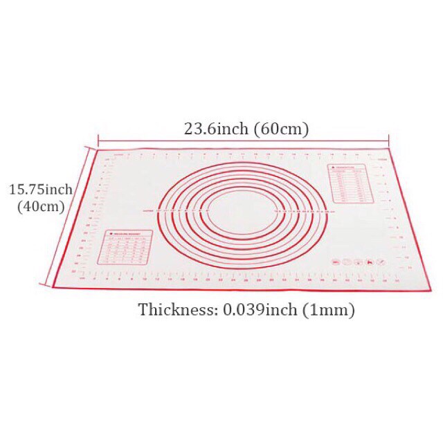 Tấm nhào bột sợi thuỷ tinh 60x40cm 40x30cm (M0103)