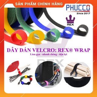 [Chuyên Gia Bó Cáp] Dây dán dính Velcro Rex Warp bản rộng 1,2cmx100cm/ cuộn