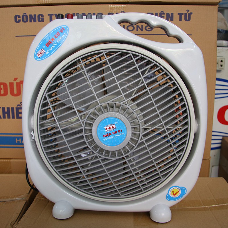 Quạt tản - Quạt hộp Điện Cơ 91-Bộ Quốc Phòng QT300A đổ tự ngắt sải cánh 300mm[Hàng chính hãng-bảo hành 1 năm]