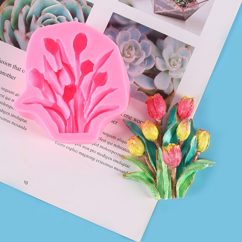 Khuôn Silicone Tạo Hình Hoa 3D Trang Trí Bánh Sáng Tạo