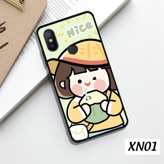 Ốp cho Xiaomi A2 - Mi A2 Lite in hình trà sữa bé gái siêu đáng yêu