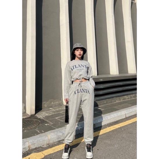 [ 𝐅𝐑𝐄𝐄 𝐒𝐇𝐈𝐏 ] BỘ THỂ THAO CROPTOP RÚT EO SIÊU XINH