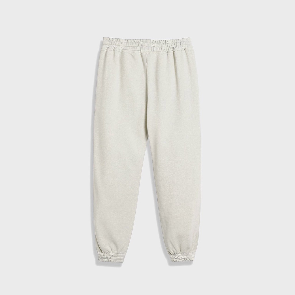 Quần jogger ống bo unisex SWALLA PAPERCLIP SWEATPANT - French Terry Fabric CAO CẤP - Màu WHEAT - LOCAL BRAND chính hãng