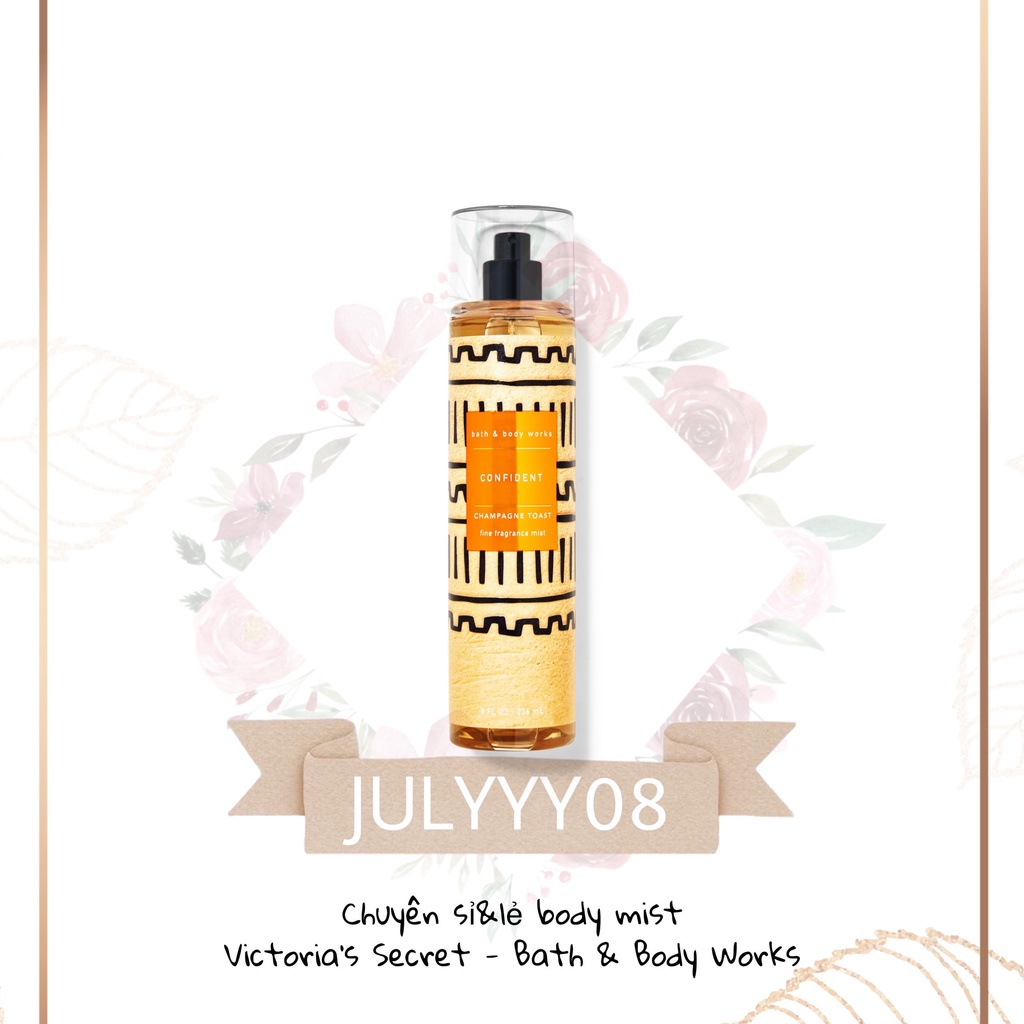 Xịt Thơm Toàn Thân Confident 𝑪𝒉𝒂𝒎𝒑𝒂𝒈𝒆 𝒕𝒐𝒂𝒔𝒕 30ml/50ml/100ml/Fullsize +jɥȽÿ08+