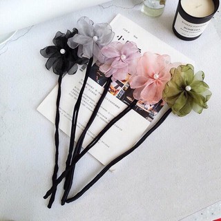 Thanh uốn tóc kèm hoa - Thanh búi tóc