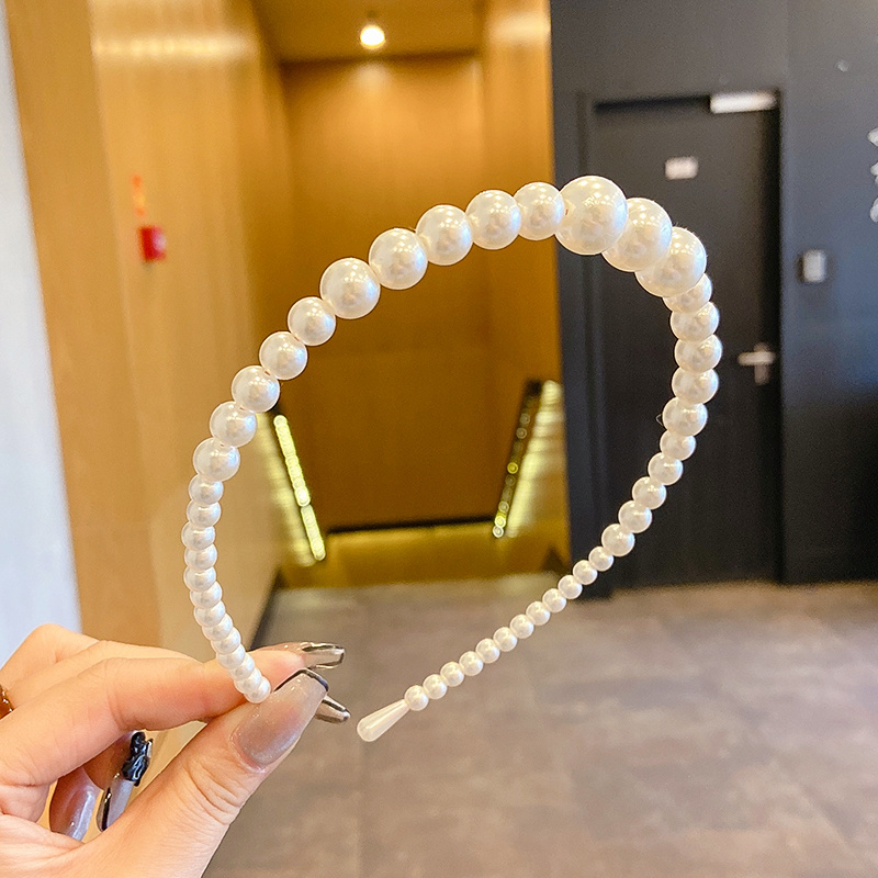 Băng Đô Cài Tóc Đính Ngọc Trai Đơn Giản Kiểu Nhật Bản Và Hàn Quốc 2021