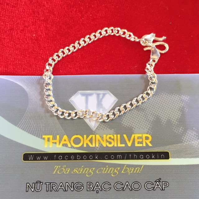 Lắc tay bạc trẻ em 