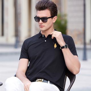 Shirt Men Pullover Women Short Sleeve Basic Shirts Or Golf Wear Collar With Embroidered Polo Pattern