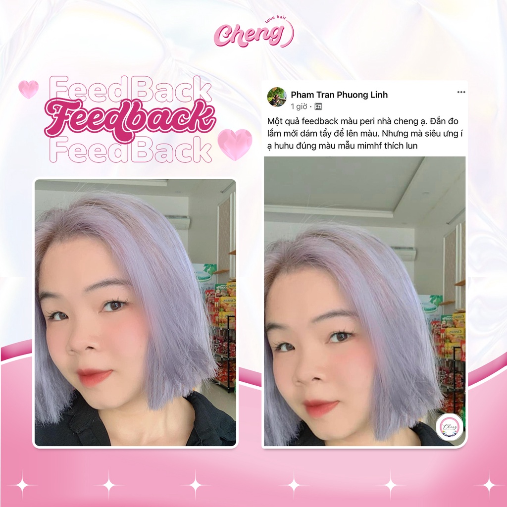 [Độc quyền] Thuốc Nhuộm Tóc Màu Very Peri hot trend 2022 | Chenglovehair, Chenglovehairs