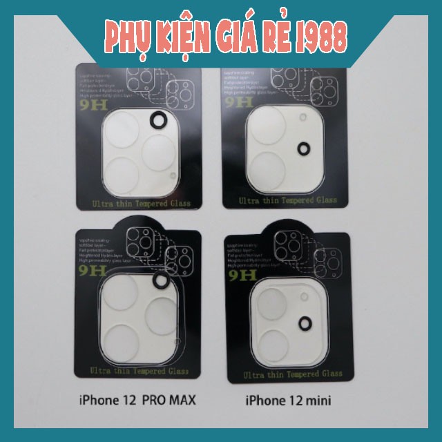 [ Đã có iP 13 ] Dán bảo vệ Camera trong Suốt cho iPhone 11/11pro/Pro Max/12/12pro/13pro/13promax