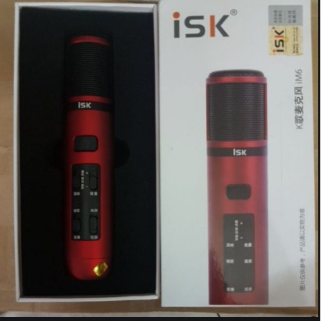 Micro Thu Âm Livestream Hát Karaokie Online Tích Hợp Soundcard ISK iM6 Cực Hay - Cực Chất