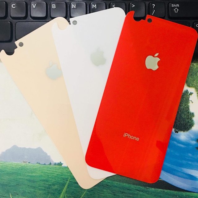 Cường lực tráng gương 6D dán mặt lưng sau dành cho iphone6 plus