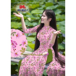 ÁO DÀI LỤA NHẬT IN 3D