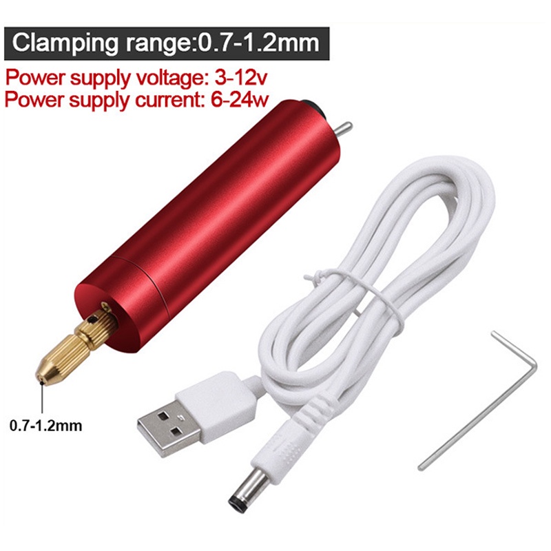1 Bút Mini Không Dây Dùng Làm Đồ Gỗ / Kính / Kim Loại / Kim Loại / Khoan Điện USB DIY