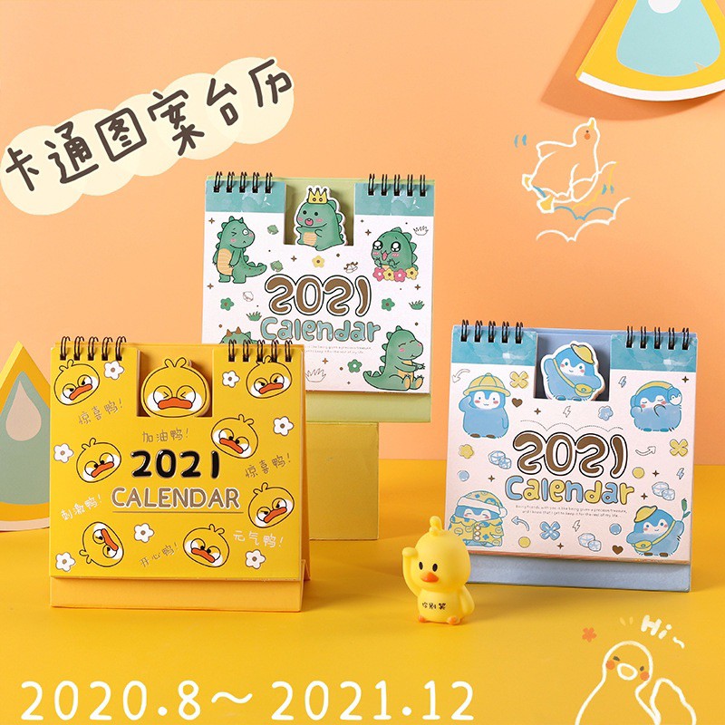Lịch Để Bàn Năm 2022 Nhiều Họa Tiết Siêu Dễ Thương, Cute, Đáng Yêu Trang Trí Góc Học Tập, Bàn Làm Việc