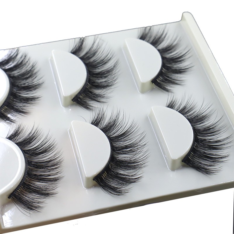 Mi giả 3D  3D Faux Mink Lashes kiểu dáng volum mang phong cách Châu Âu - Artistic makeup, sexy hàng xuất khẩu 3 cặp