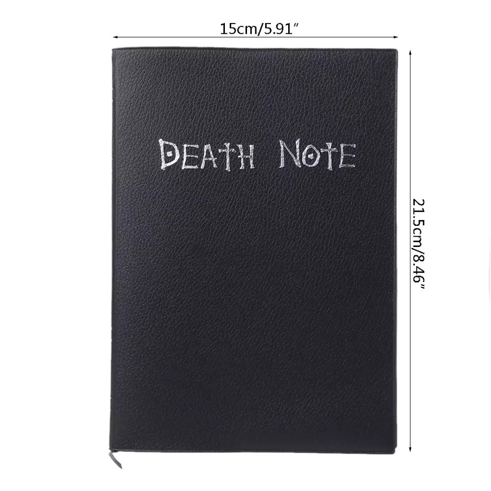 Sổ Tay Bìa Da In Hình Hoạt Hình Death Note