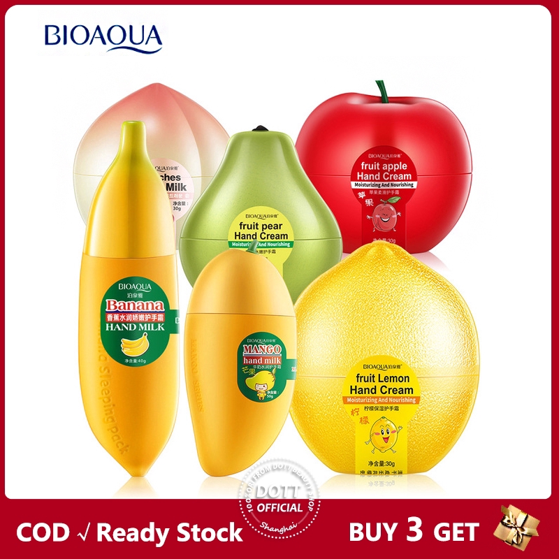 [Hàng mới về] Kem dưỡng da tay BIOAQUA hình trái cây 30-50g