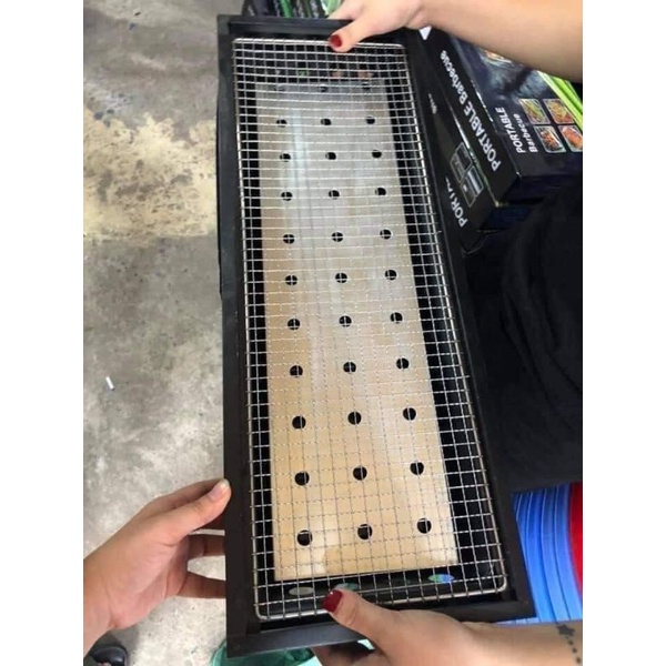 BẾP NƯỚNG THAN HOA BBQ DÀI