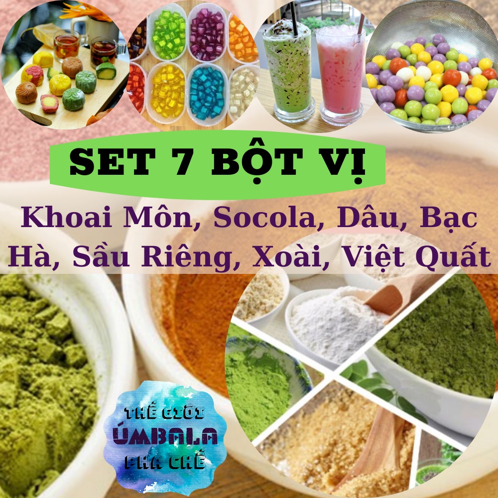 💥MILO DẦM 12 VỊ THẠCH💥 Set Milo Dầm Trân Châu Dai Dẻo Cùng Pudding Trứng Và Cacao 10-20 Chén, Công Thức Dễ Làm Tại Nhà