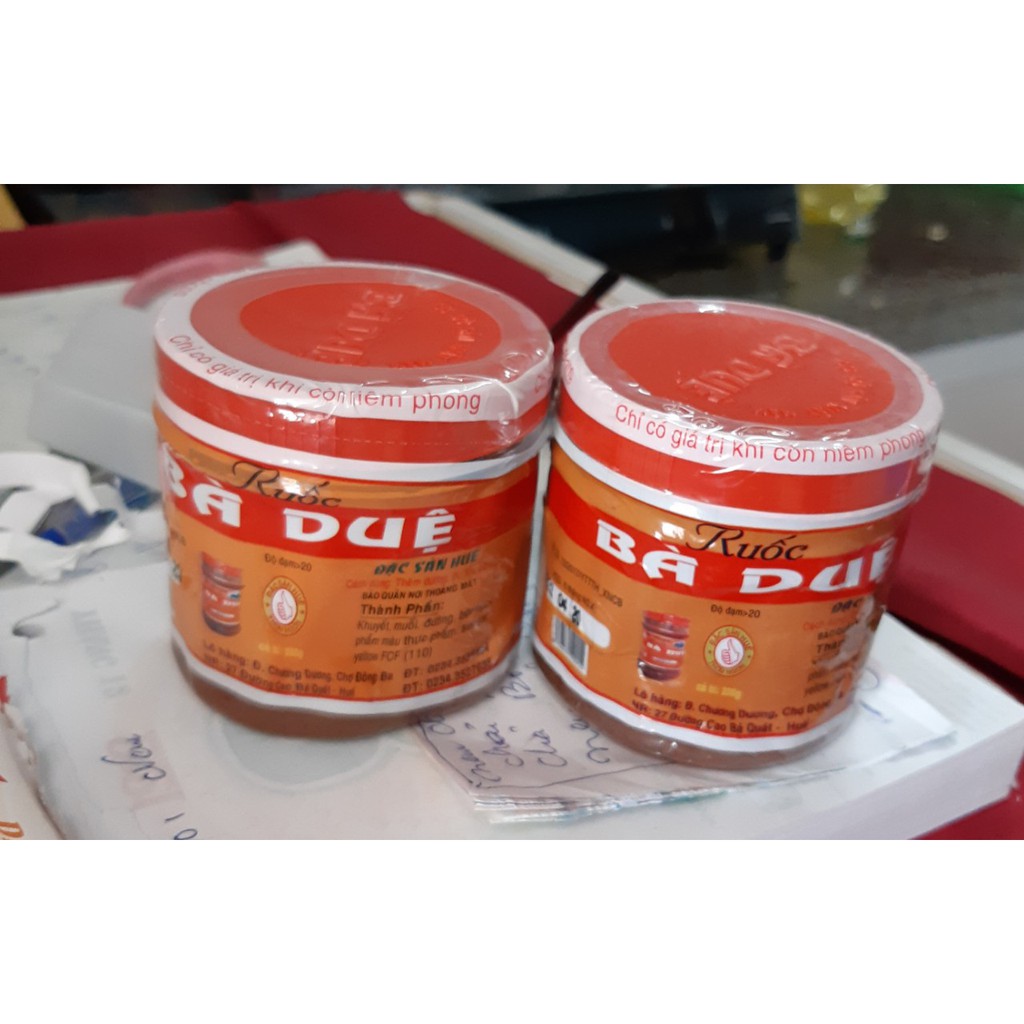 Mắm ruốc bình định hiệu Bà Duệ ngon bá cháy