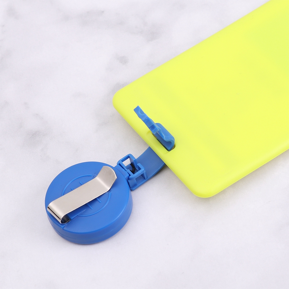 1 Kẹp Giữ Thẻ ID Chống Thất Lạc Thời Trang Giá Đỡ