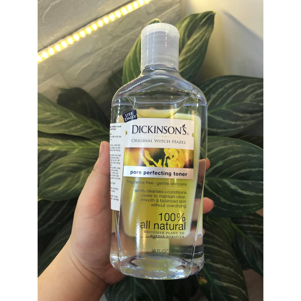 NƯỚC HOA HỒNG DICKINSON’S ORIGINAL WITCH HAZEL PORE PERFECTING TONER 473ML