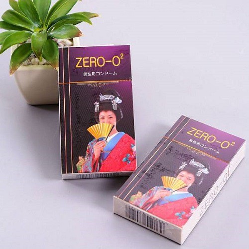 Bao cao su Zero O2 siêu mỏng Nhật Bản  COMBO 3 Hộp, mùi hương nhẹ nhàng quyến rũ, sợ rằng bạn sẽ bị nghiện
