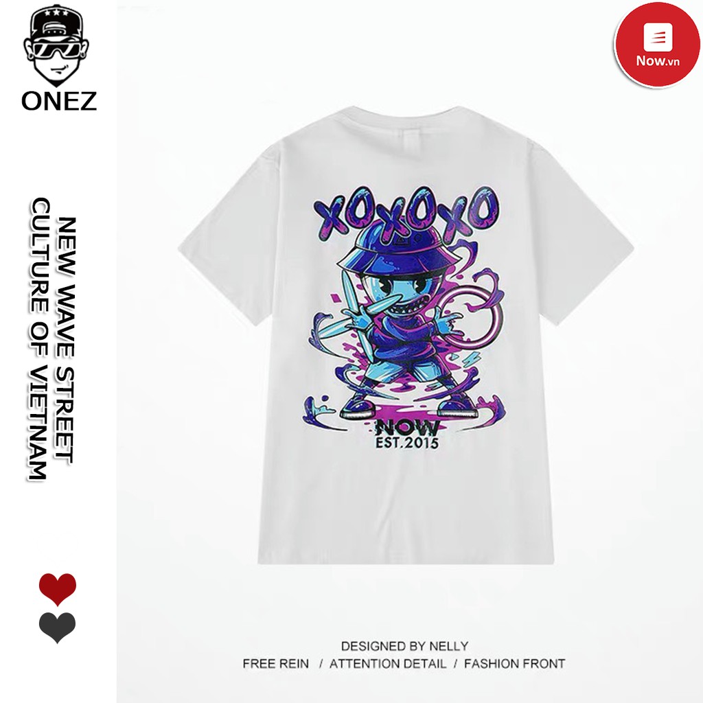 Áo Thun Nữ Phom Rộng Tay Lỡ In Hình Dễ Thương XOXO OZ1 | BigBuy360 - bigbuy360.vn