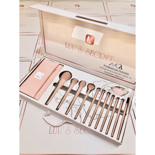 Bộ cọ cá nhân Luu's Secret 11 cây lông mềm siêu thích