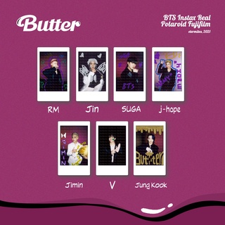 Túi Xách In Họa Tiết Bts (Butter) - Thật Instax Fujifilm (RM Jin Suga J-Hope Jimin V Jungkook)