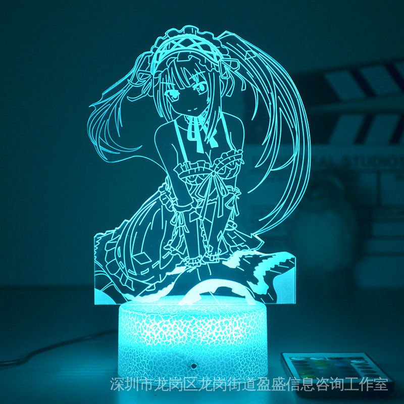 Đèn LED Ngủ Đổi Màu Tiết Kiệm Năng Lượng Hình Hatsune Miku