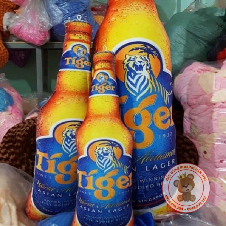 Bia Tiger gấu ôm gối ôm siêu mềm mại 50 cm - 70 cm - 100 cm - 120 cm