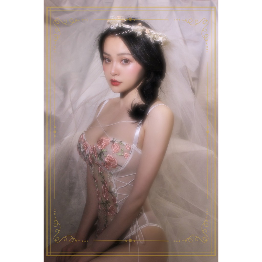 Bodysuit 2 dây 💝 Free ship 💝 thêu hoa dây đan hông quyến rũ | BigBuy360 - bigbuy360.vn