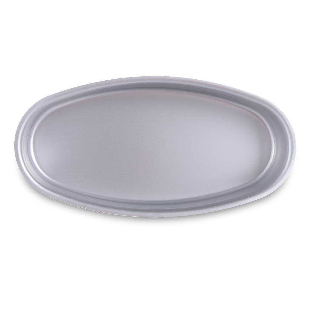 Set 1 / 2 Khuôn Làm Bánh Mì Hình Oval Bằng Hợp Kim Nhôm Tiện Dụng