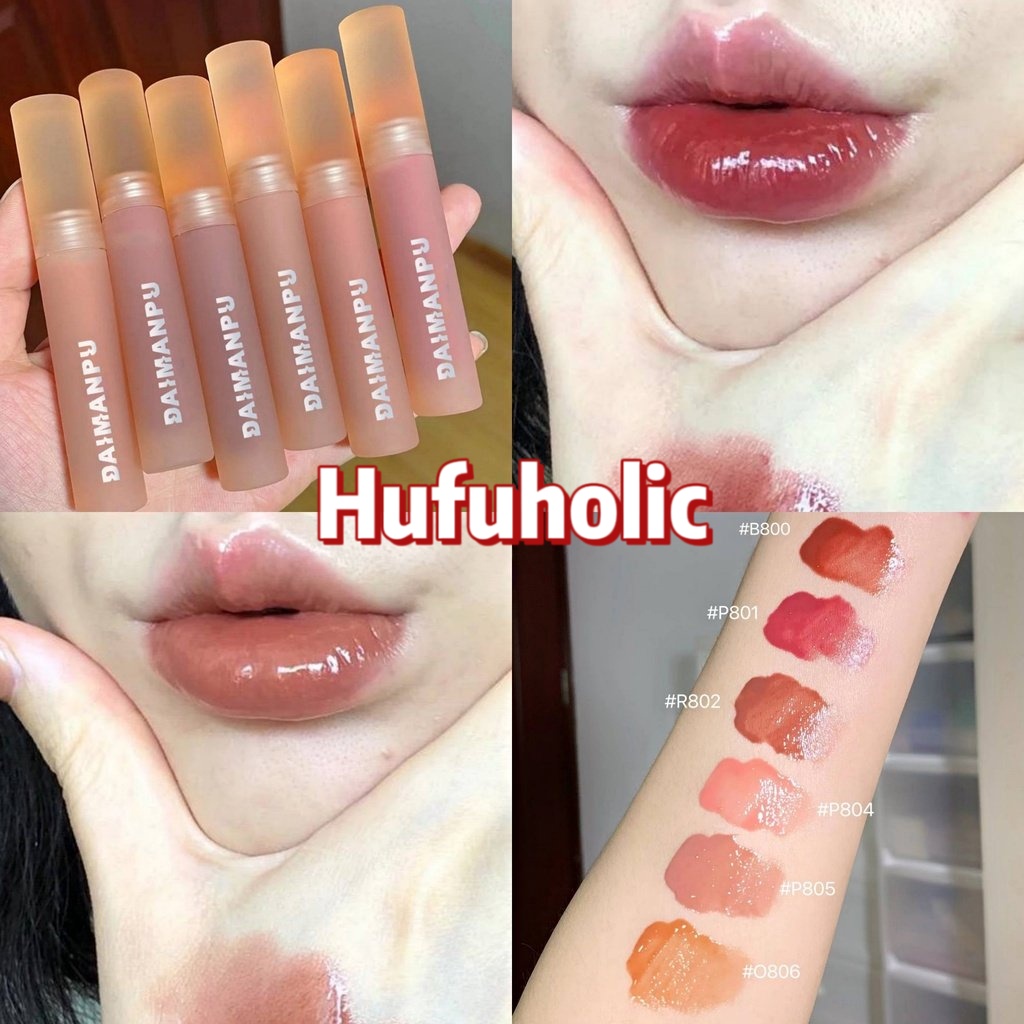 Son kem bóng DAIMANPU căng mọng mềm môi Float Light Water Lip Honey hot trend DAIM13