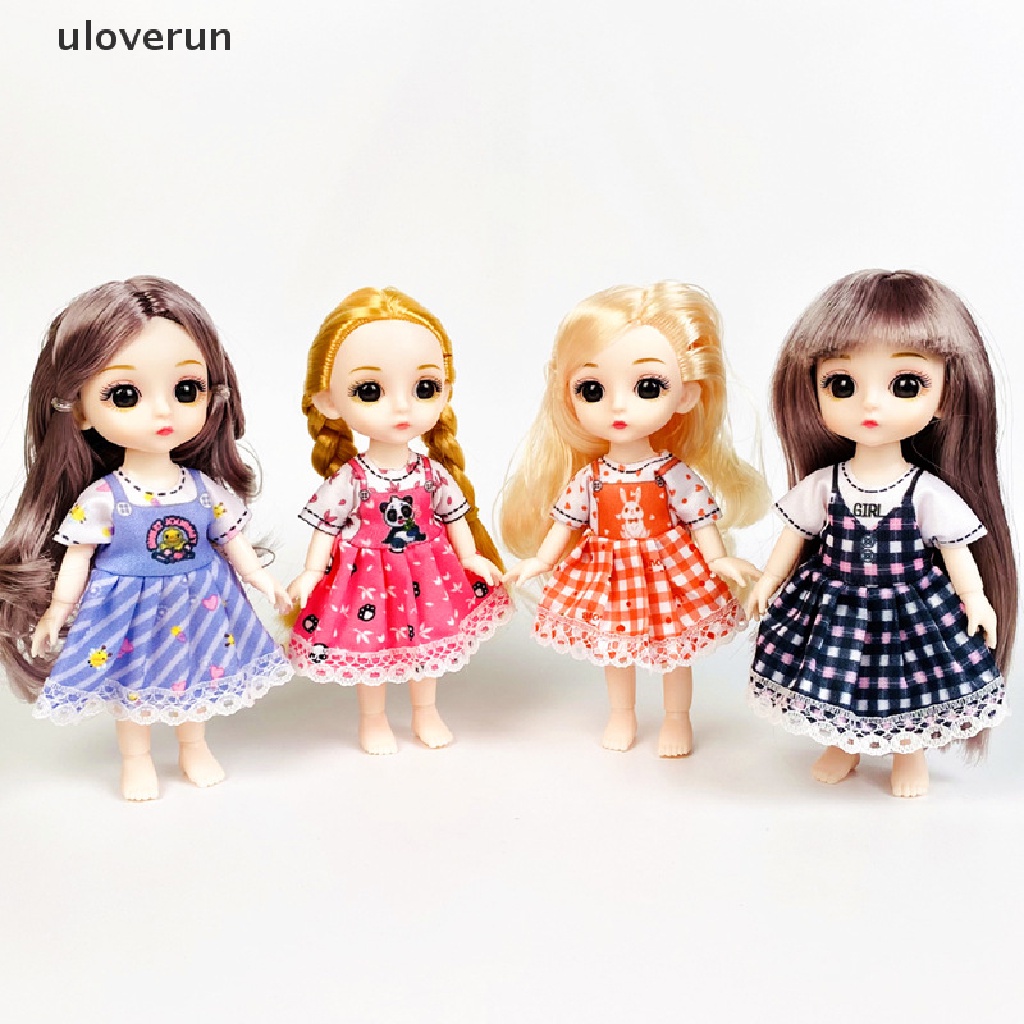 Đầm Xinh Xắn Cho Búp Bê 16cm Tỉ Lệ 1 / 12 BJD Ob11