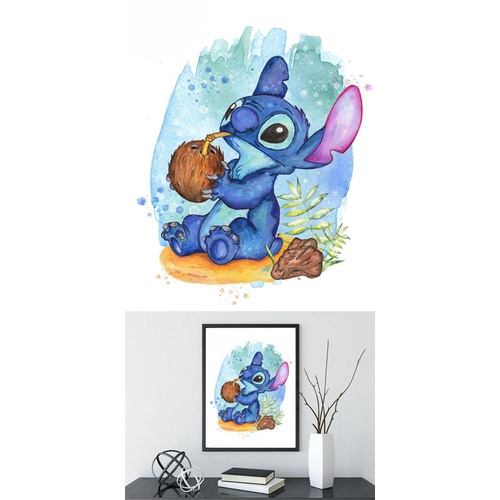 Bộ tranh đính đá 5D họa tiết hoạt hình độc đáo diy dùng trang trí nhà cửa