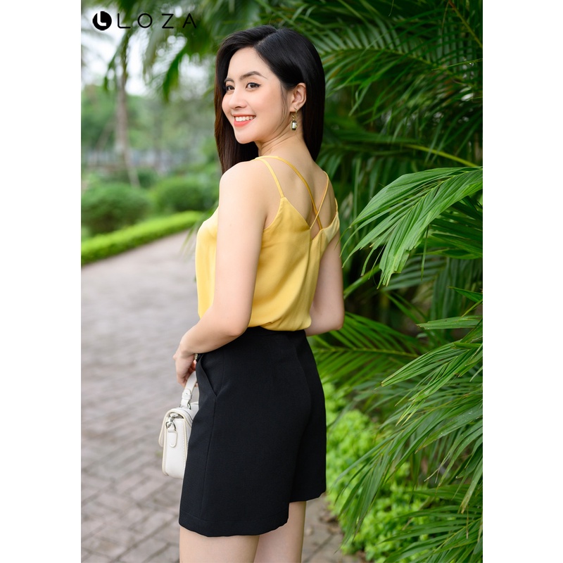 Quần short nữ LOZA màu đen - LQ03112