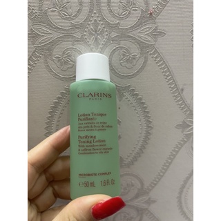 Set Nước hoa hồng Clarins Purifying Toning Lotion (50ml +10ml)