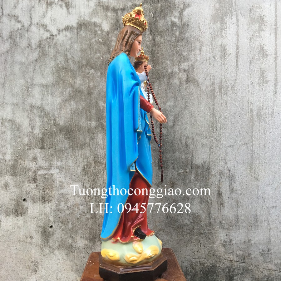 Tượng Đức Mẹ Mân Côi 90cm