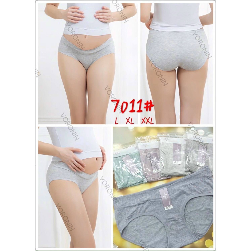 [CÓ SIZE 40-75KG] Quần lót bầu cotton lụa cao cấp cạp chéo HÀNG VIỆT NAM vải mềm mát kháng khuẩn LÓT MÀU TRẮNG giúp bầu