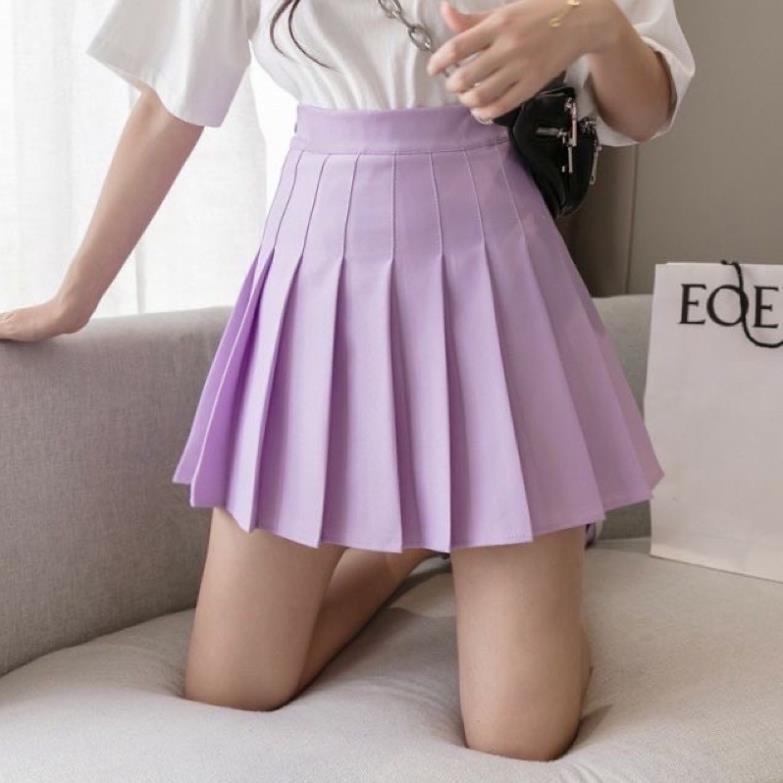 CHÂN VÁY TENNIS TRƠN ĐỦ MÀU CÓ QUẦN TRONG / CHÂN VÁY XOÈ XẾP LY HÀN QUỐC [Hàng Siêu Cấp] | BigBuy360 - bigbuy360.vn