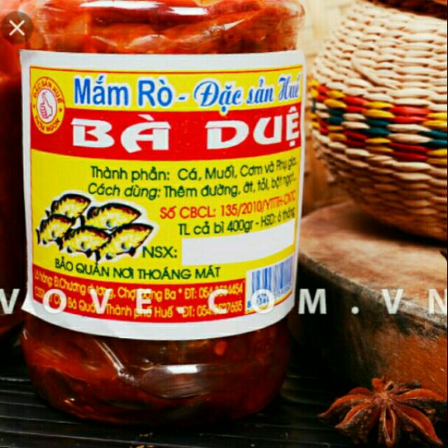 Mắm rò bà duệ huế ( mắm cá huế ) 400gram