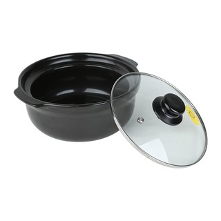Nồi đất cao cấp vung kính 1 lít