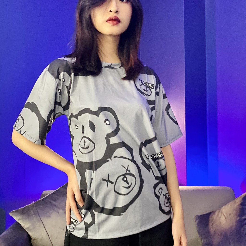 [Mã FAMAYWA giảm 10K đơn 50K] [Quà tặng:mỳ tôm tuôi thơ]Áo phông tay lỡ đầu gấu siêu cute chất cotton siêu mát-MAY22 | BigBuy360 - bigbuy360.vn