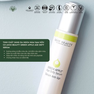 Tinh Chất Sáng Da Ngừa Nám Sạm Hữu Cơ Cao Cấp Juice Beauty Green Apple Age Defy Serum