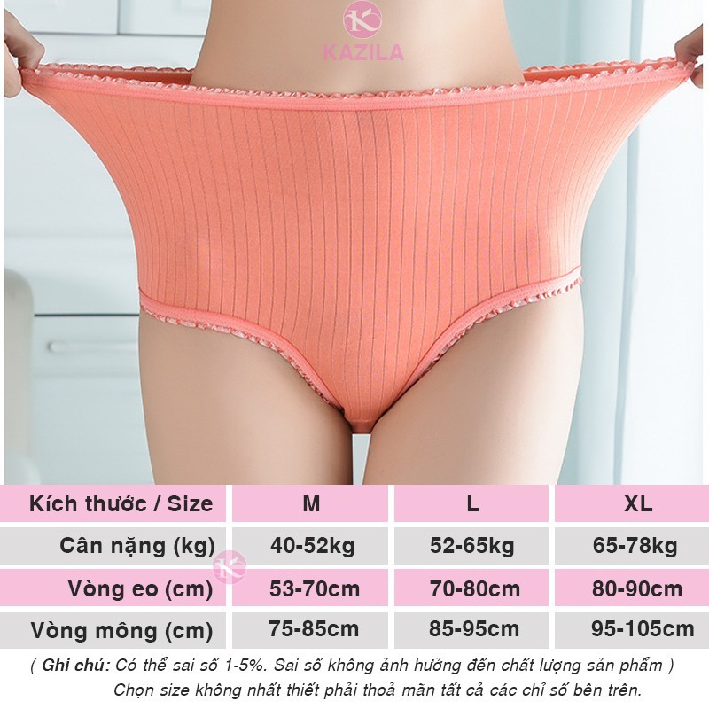 Quần lót gen bụng cạp cao ngang rốn, quần gen bụng ôm hông nâng mông che bụng tôn vòng ba Kazila QLH37 | BigBuy360 - bigbuy360.vn