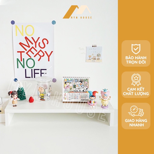 Kệ Gỗ Để Máy Tính Laptop Kệ Sách Để Bàn Decor