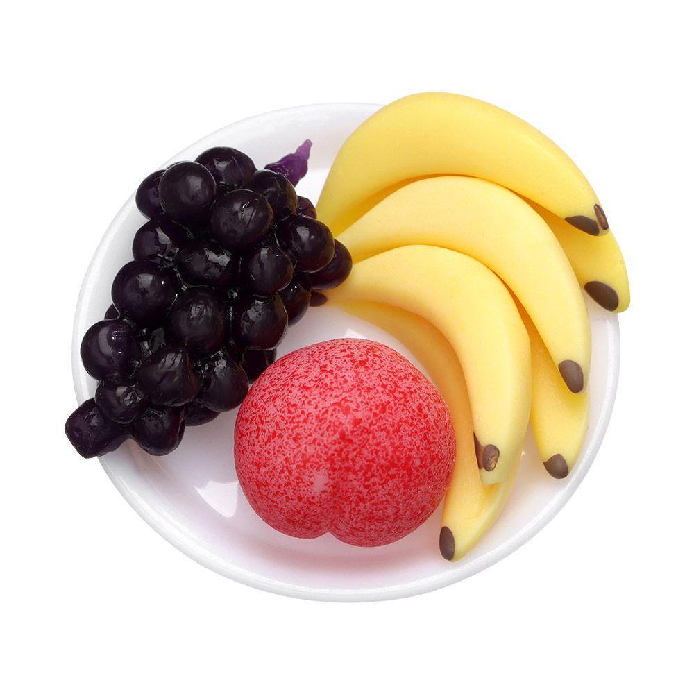 LUOL 1 Bộ Khay Đựng Trái Cây Thu Nhỏ 1: 12 Trang Trí Nhà Búp Bê